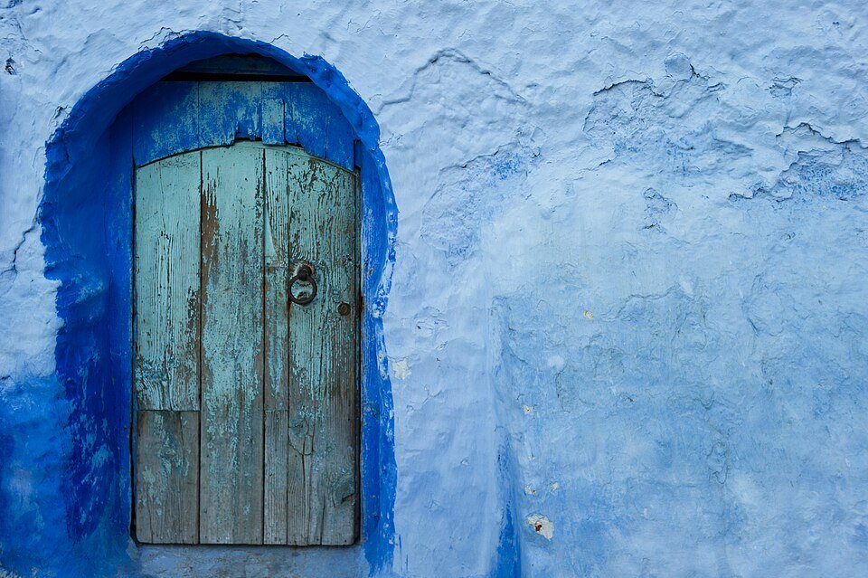 Blue Street, Morocco